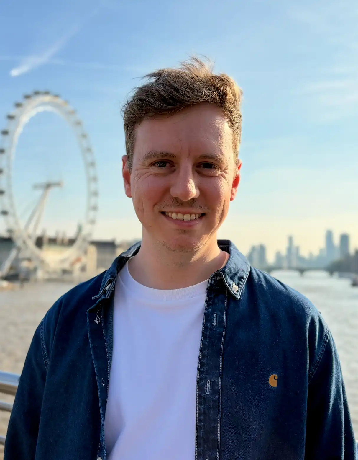 Marc Edees on the South Bank, London